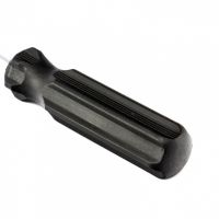 Отвертка SL4х75 мм, углеродистая сталь, черная пластиковая рукоятка  SPARTA 13203