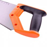 Ножовка по дереву, 400 мм, 7-8 TPI, зуб-2D, каленый зуб, линейка, двухкомпонентная рукоятка SPARTA 235015