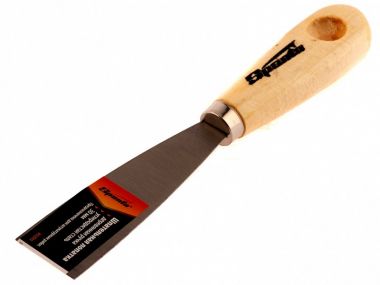 Шпательная лопатка из углеродистой стали, 30 мм, деревянная ручка SPARTA 852035 ― SPARTA