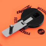Рулетка геодезическая, 30 м х 12,5 мм, лента ПВХ, закрытый круглый корпус SPARTA 312235